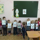 Открытое занятие в 1 группе студии " Цветные ладошки " 